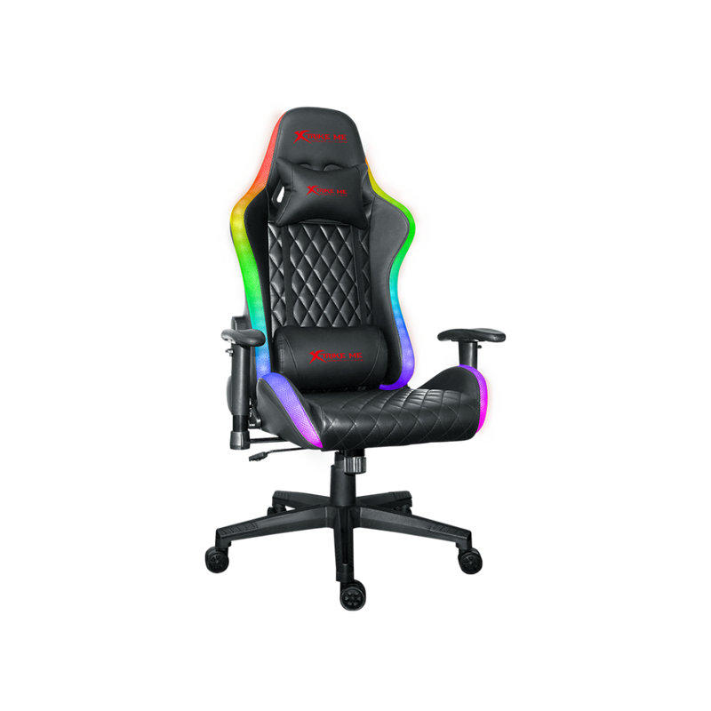 Stolica X-trike me GC-907 gaming, crna s RGB svjetlima