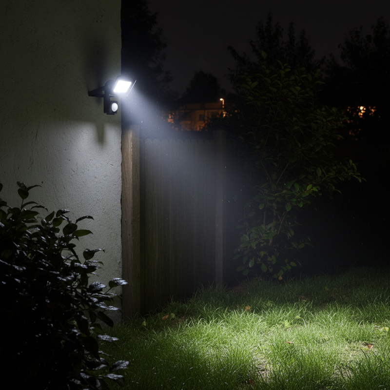 LED reflektor sa senzorom Green Tech 2550 lm, 30W, 6500K, IP65, crni slika 3