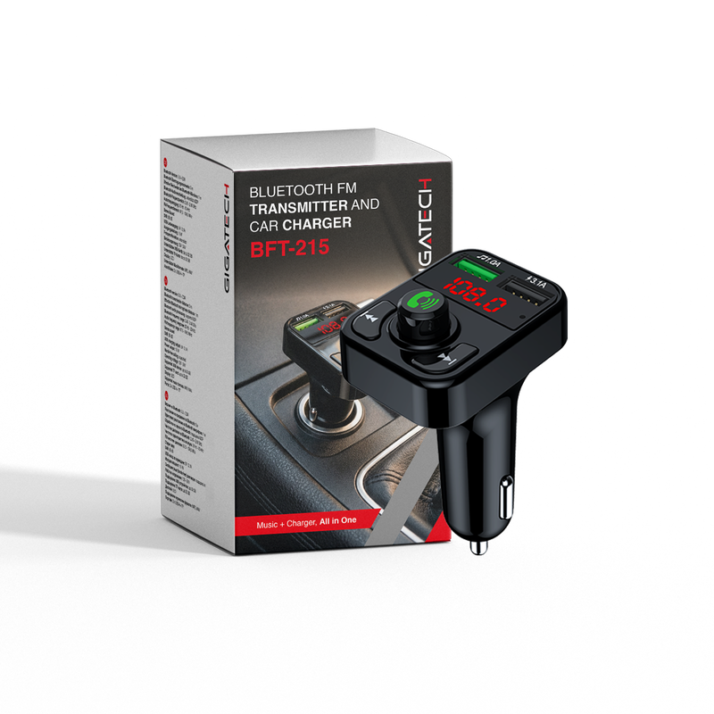 Bluetooth FM transmiter i autopunjač Gigatech BFT-215