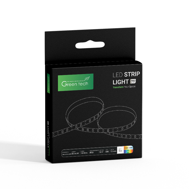 LED traka Green Tech COBCTA 840 LED, 12 mm, 18 W/m, RGB+2700K+6500K, DC 24V, IP2 slika 2