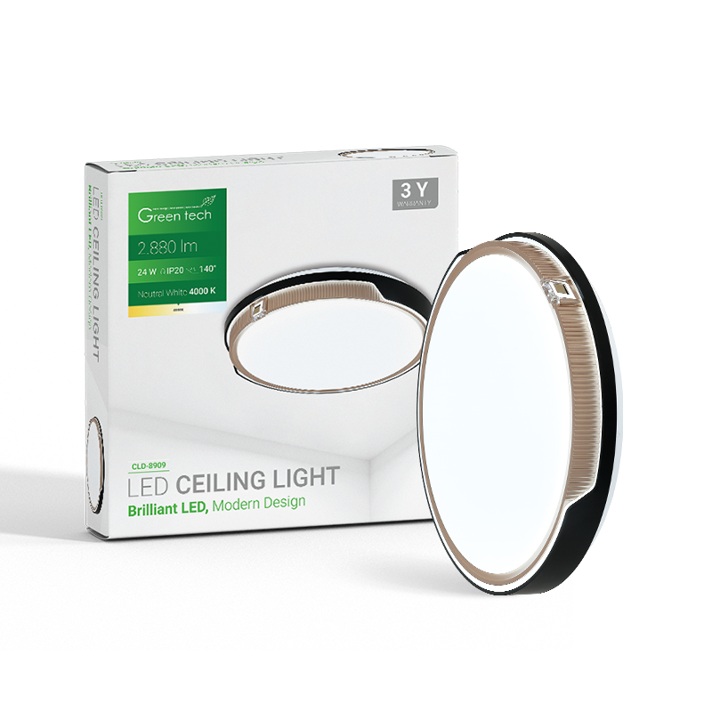 LED plafonjera Green Tech 24W, 4000K, promjer 39cm