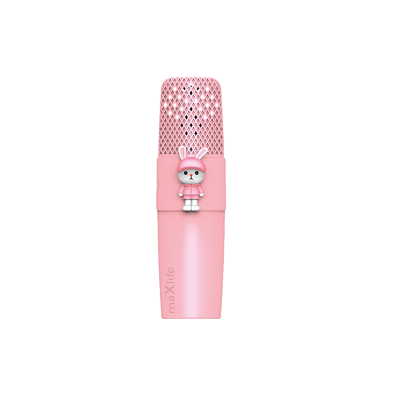 Mikrofon sa zvučnikom MaXlife MXBM-500 bluetooth dječji, pink