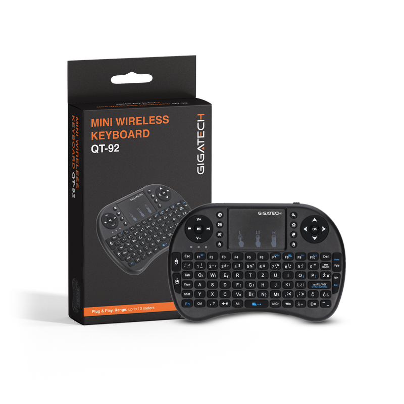 Tipkovnica Gigatech QT-92 wireless, mini
