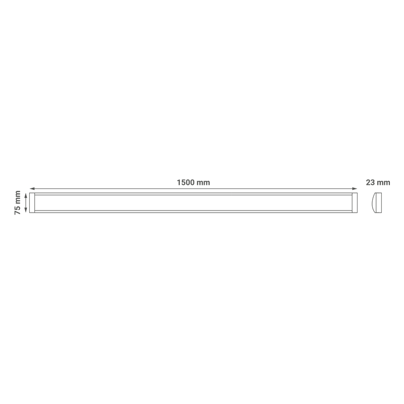 LED svjetiljka Green Tech, 45W, 3CCT, IP40, 150 cm podgradna slika 6