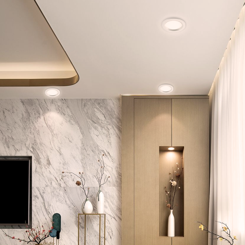 LED panel Green Tech 3W, 3CCT, ugradni, okrugli slika 4