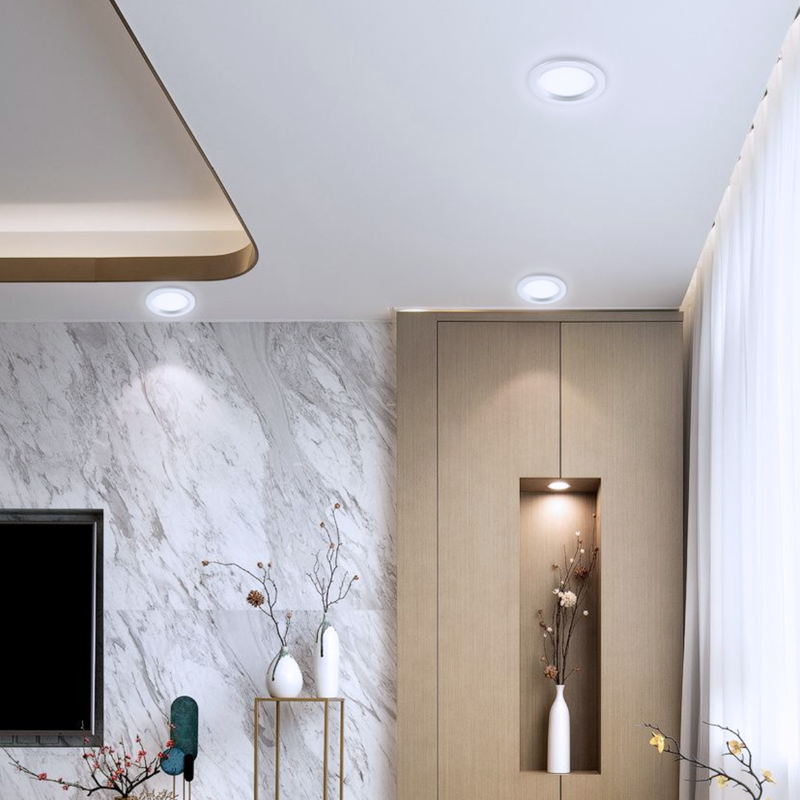 LED panel Green Tech 6W, 3CCT, ugradni, okrugli slika 4