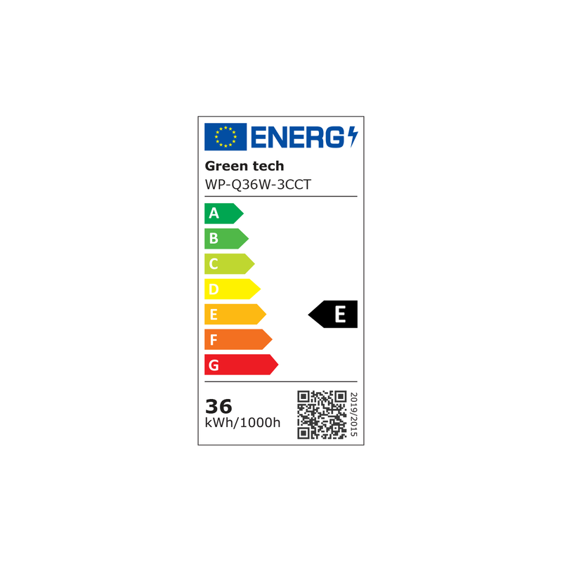 LED vodotijesna svjetiljka Green Tech, linkabilna, 36W, 120LM/W, 3CCT, IP65 slika 2