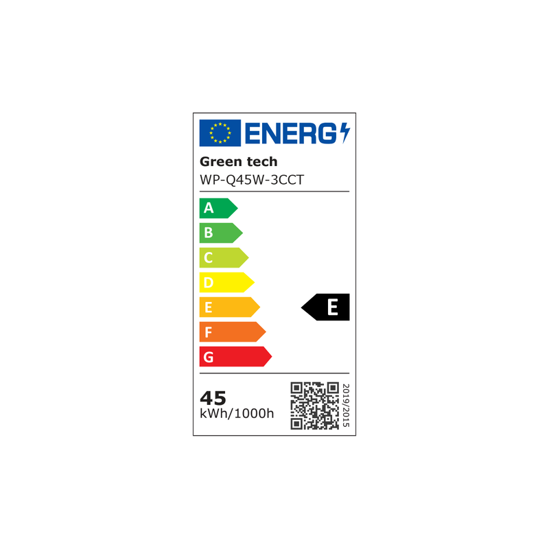 LED vodotijesna svjetiljka Green Tech, linkabilna, 45W, 120LM/W, 3CCT, IP65 slika 2