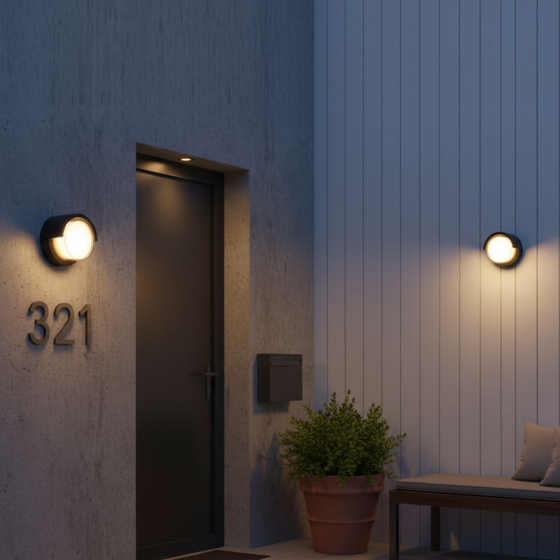 LED vanjska zidna svjetiljka Green Tech ATLANTA, 6W, 3000K, IP65 slika 2