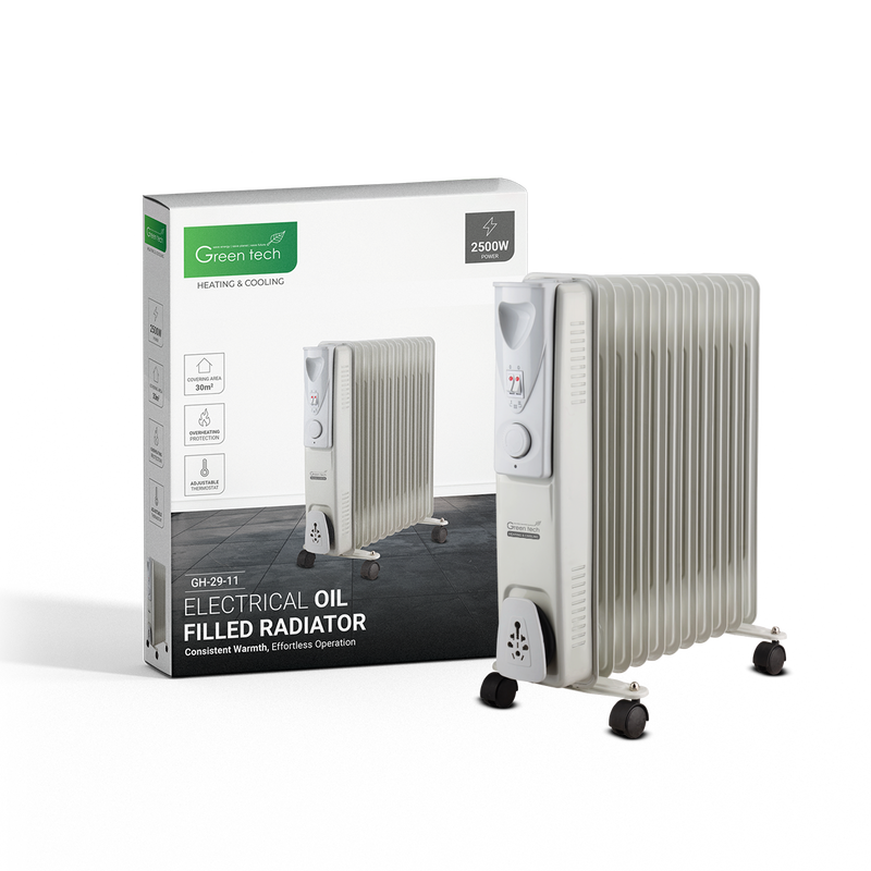 Uljni radijator Green Tech 2500W, električni