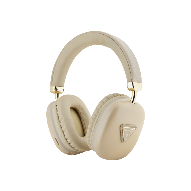 Slušalice Guess wireless, zlatne