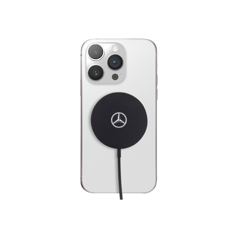 Wireless punjač Mercedes Benz 15W, MagSafe kompatibilan, crni slika 2