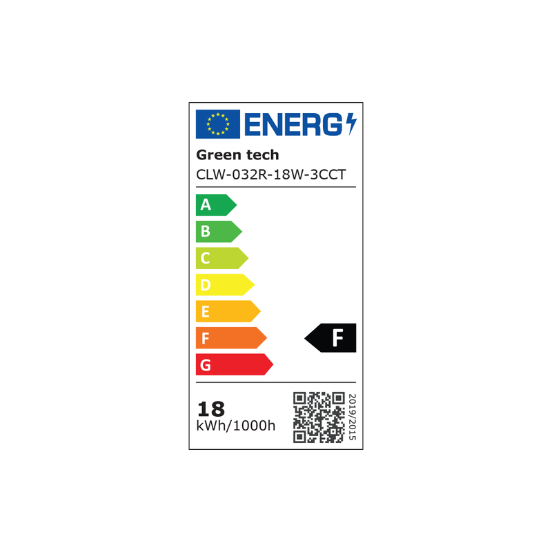 LED plafonjera Green Tech 18W, 3CCT, IP54, bijela, promjer 28 cm slika 5