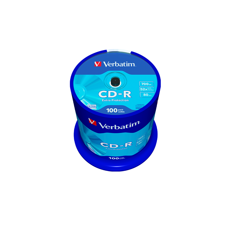 CD-R Verbatim 700MB 52x, 100/1, spindle