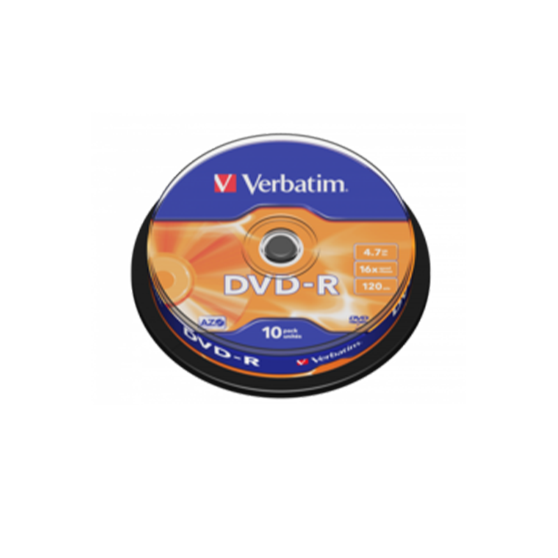 DVD-R Verbatim 4.7GB 16x, 10/1, spindle
