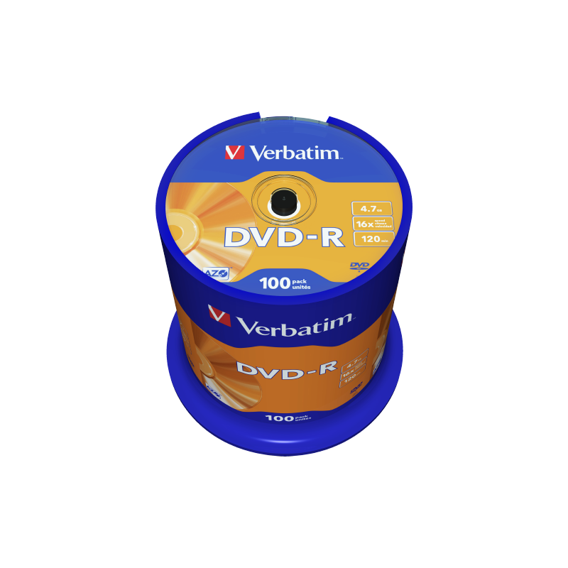 DVD-R Verbatim 4.7GB 16x, 100/1, spindle