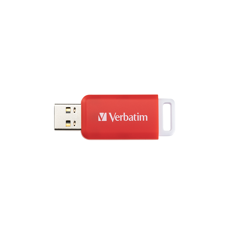 USB memorijski stik 2.0 Verbatim 16GB, crveni, DataBar slika 2