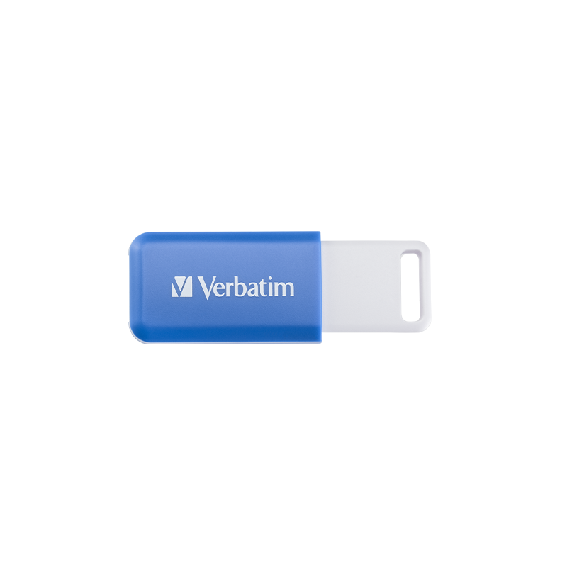 USB memorijski stik 2.0 Verbatim 64GB, plavi, DataBar slika 3
