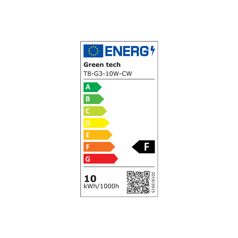 LED cijev Green Tech 60cm, 10W, 6000K, sa starterom slika 2