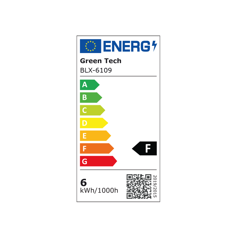 LED žarulja Green Tech 6W, 6000K, E27, A60, Flux: 600 lm, IP40, Epistar chip slika 4