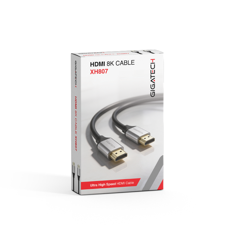 HDMI kabel Gigatech XH807, 3m, crni, 8K slika 3