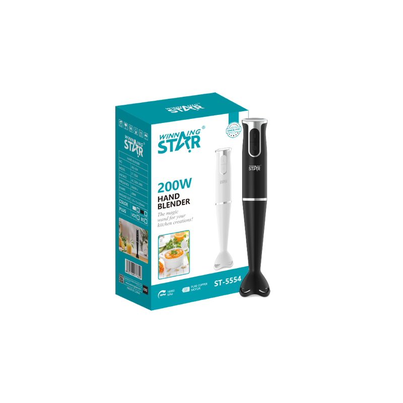 Štapni mikser Winning Star ST-5554-BK, 200W, crni