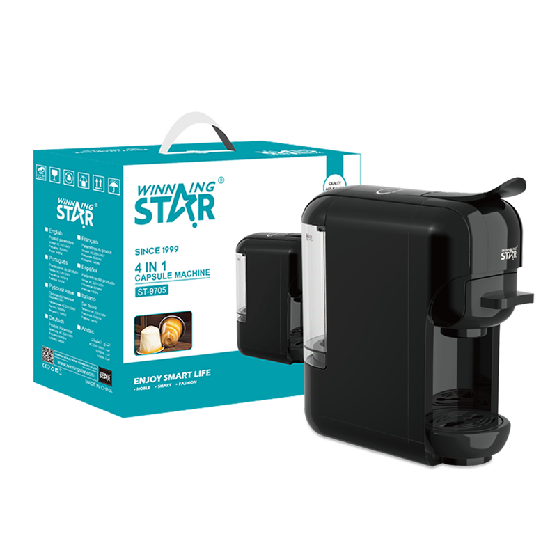 Aparat za kavu na kapsule Winning Star ST-9705, 0.6L, 1450W, 4 u 1