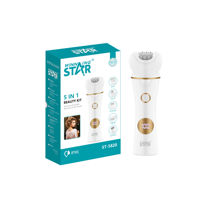 Set brijača Winning Star ST-5820, 800 mAh, 5W, LED display, 6 u 1, baterijski