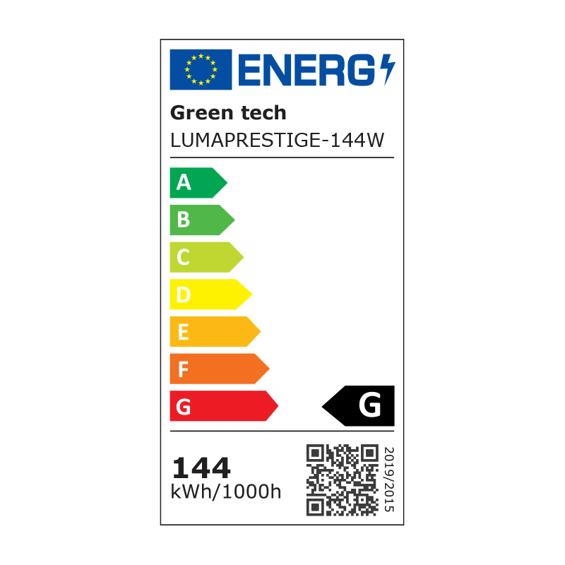 Stropna dekorativna svjetiljka Green Tech 144W, 3CCT slika 6