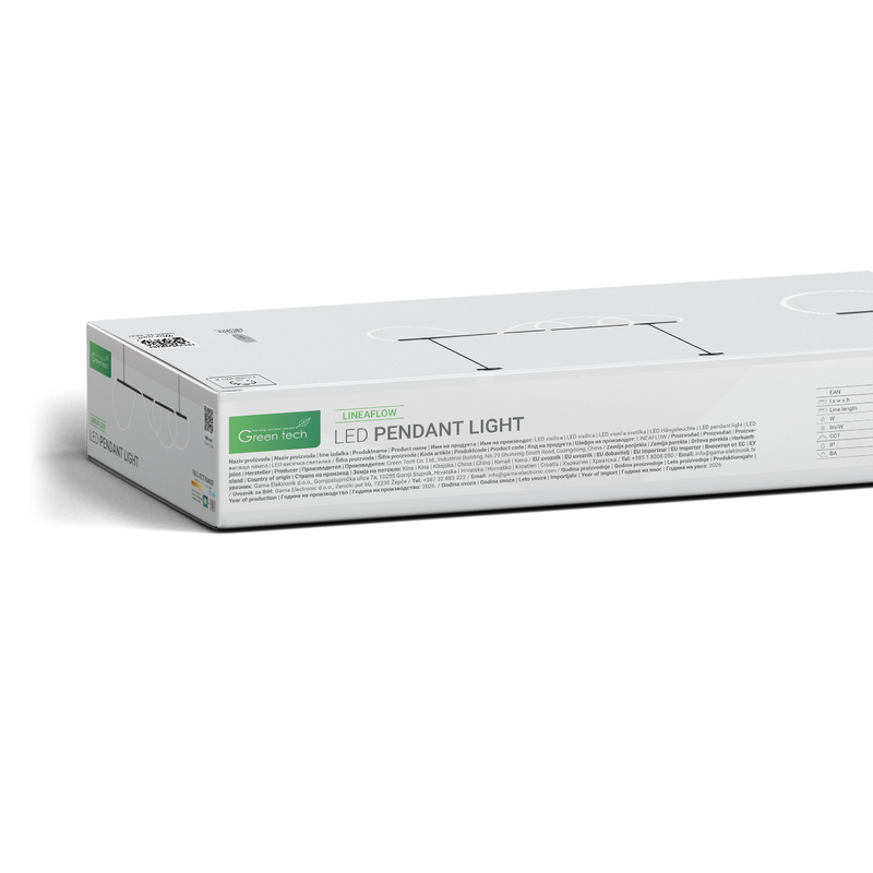 Smart dekorativna visilica Green Tech 100W, 3CCT, dim, APP + daljinski upravljač slika 4