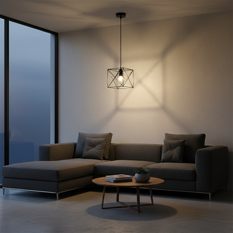 LED visilica Green Tech E27 x 1 kom, crna boja slika 5