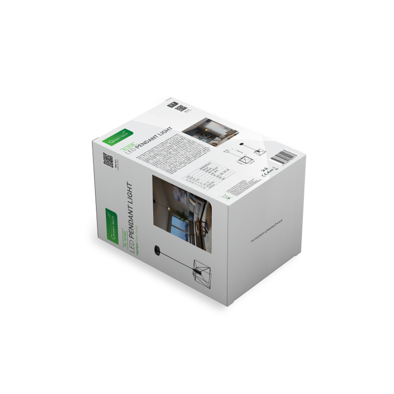 LED visilica Green Tech E27 x 1 kom, crna boja slika 4