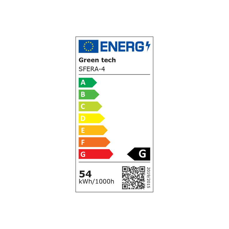 Stropna dekorativna svjetiljka Green Tech 54W, 3CCT + 3 x SPOT GU10 slika 5