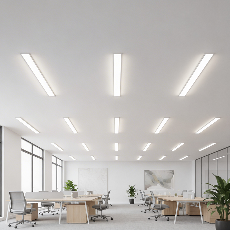 LED linearna ugradna svjetiljka Green Tech 40W, 3CCT, IP40, 120 cm, bijela boja slika 2