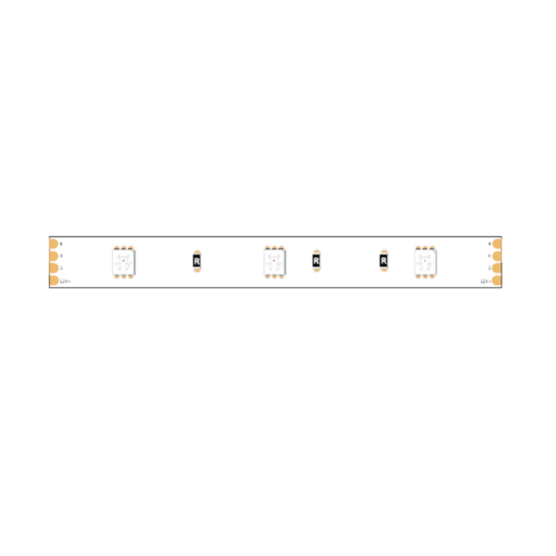 LED traka Colors 7,2 W/m, 5050, 30 LED, RGB, IP20, 10mm, DC 24V