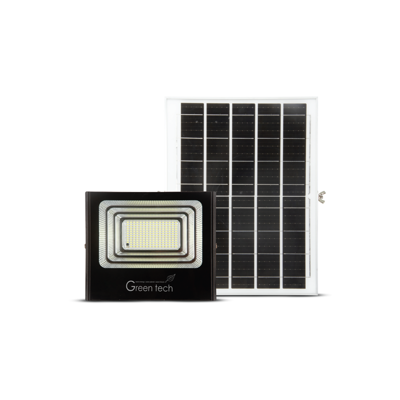 LED solarni reflektor Green Tech 100W, 6500K, IP65, solar slika 5